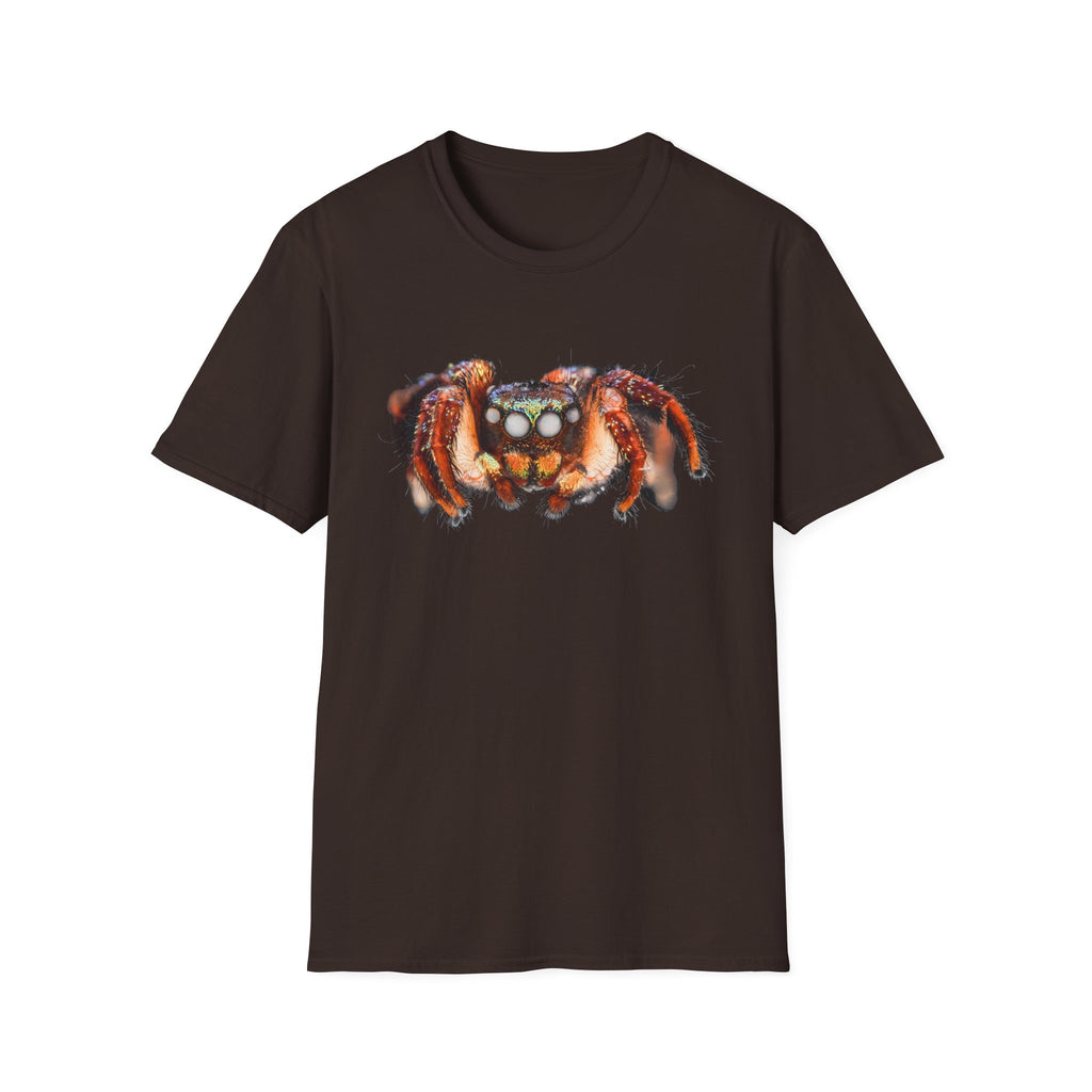 Christmas Lights Jumping Spider Unisex Softstyle T-Shirt