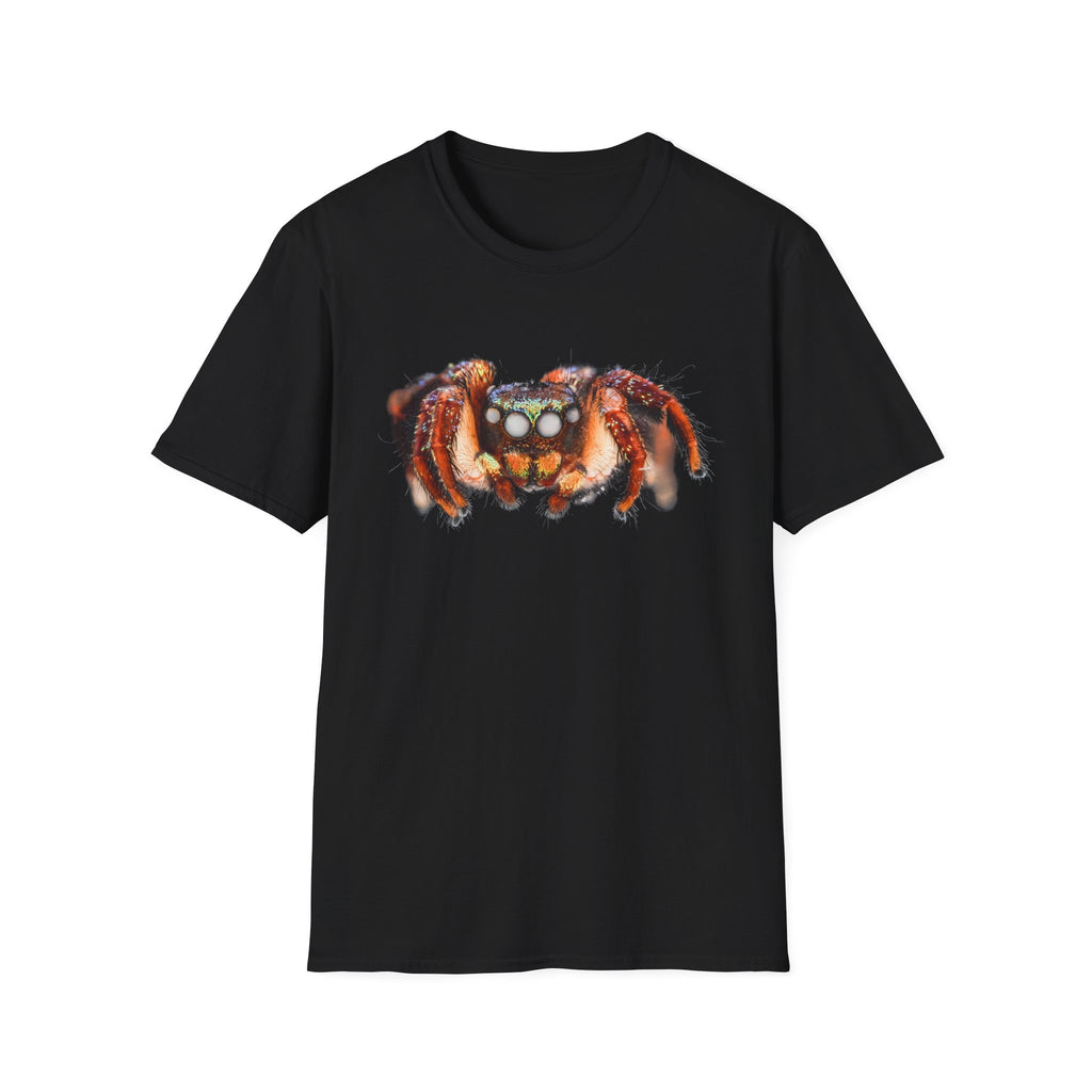 Christmas Lights Jumping Spider Unisex Softstyle T-Shirt