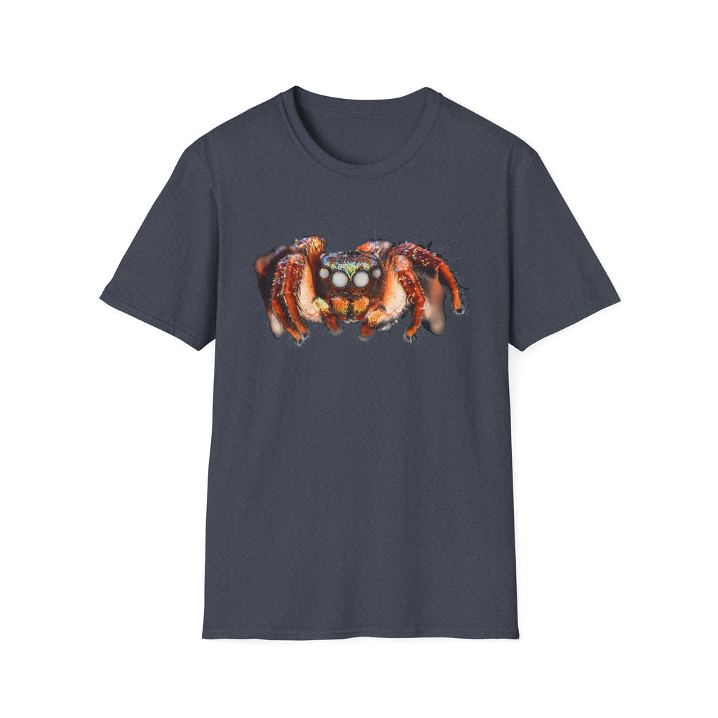Christmas Lights Jumping Spider Unisex Softstyle T-Shirt
