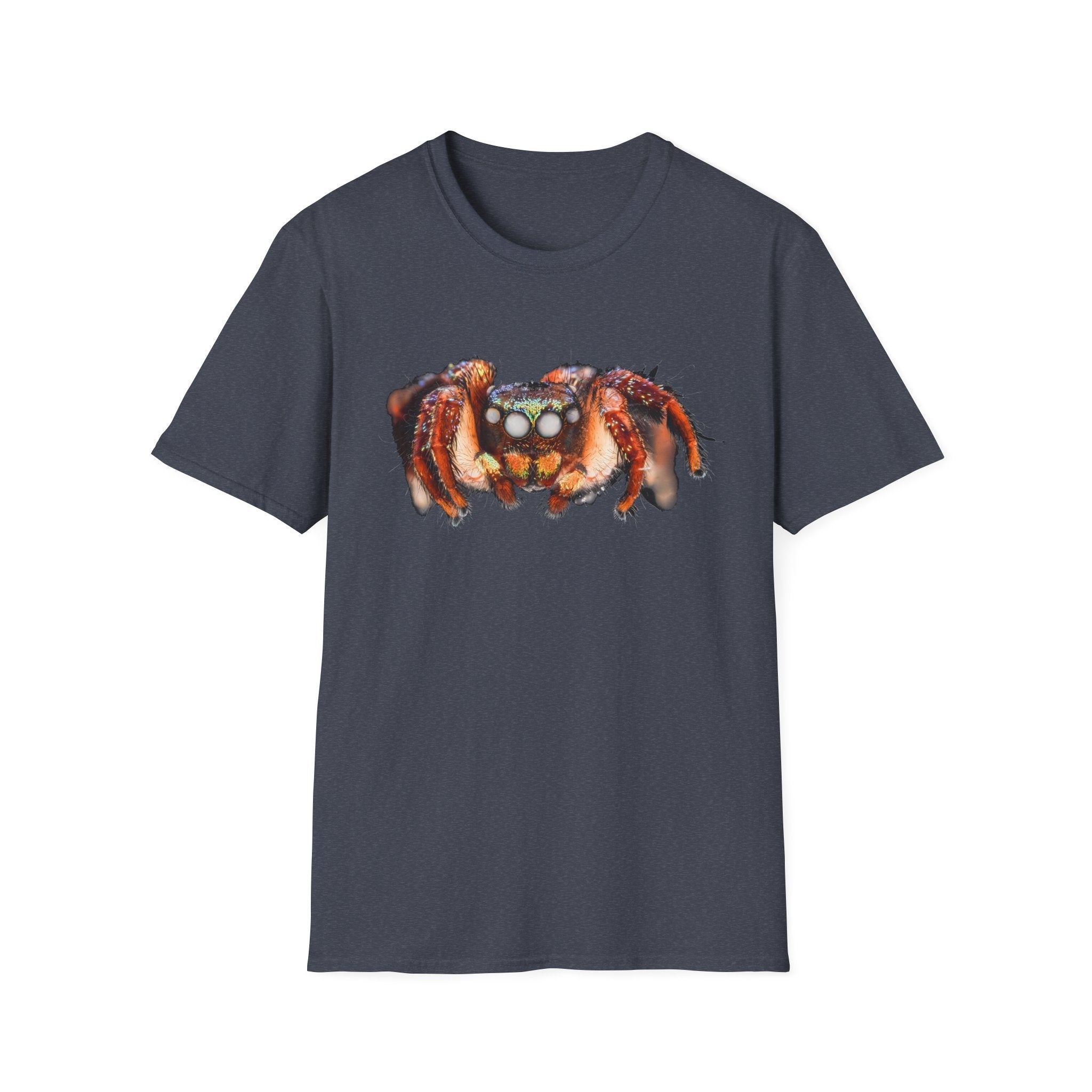Christmas Lights Jumping Spider Unisex Softstyle T-Shirt