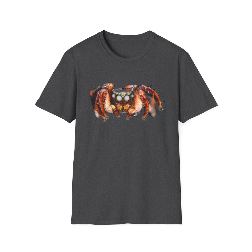 Christmas Lights Jumping Spider Unisex Softstyle T-Shirt