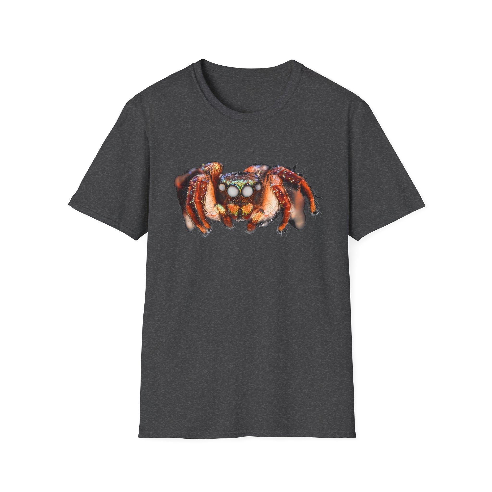 Christmas Lights Jumping Spider Unisex Softstyle T-Shirt